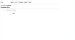 Desktop Screenshot of orangemail.co.bw
